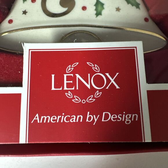 Lenox 2017 Joyous Tidings Bell Christmas Ornament New In Original Packaging - Picture 2 of 9